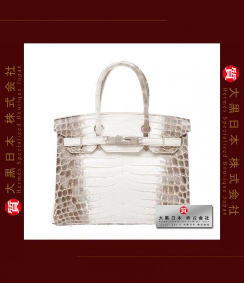 HERMES BIRKIN 30 (Brand-new) - Himalaya, Matt niloticus crocodile skin, Phw