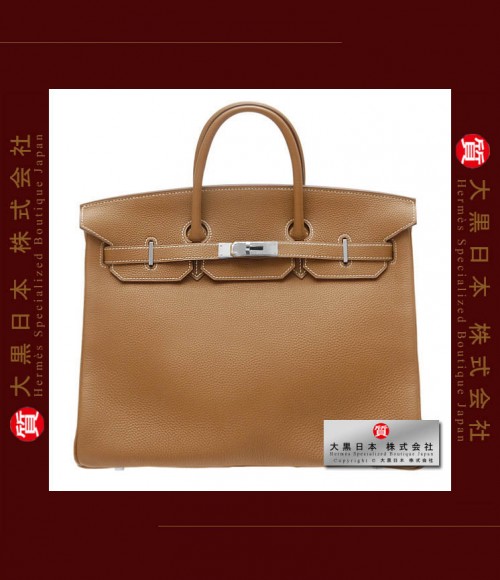 HERMES BIRKIN 40 (Brand-new) - Gold, Togo leather, Phw