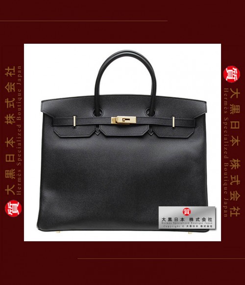 HERMES BIRKIN 40 (Brand-new) - Black, Epsom leather, Ghw