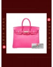 HERMES BIRKIN 25 (Pre-owned) Rose tyrien / Hot pink, Epsom leather, Phw