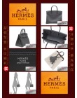 HERMES BIRKIN 25 (Pre-owned) Graphite, Epsom leather, Phw