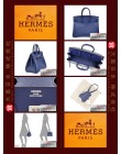 HERMES BIRKIN 25 (Pre-owned) Blue saphir, Epsom leather, Phw