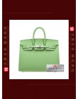 HERMES BIRKIN SELLIER 25 (Pre-owned) - Vert criquet, Epsom leather, Phw