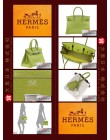 HERMES BIRKIN 30 (Pre-owned) Vert anis / Anis green, Togo leather, Phw