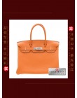 HERMES BIRKIN 30 (Pre-owned) Orange, Togo leather, Phw