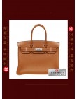 HERMES BIRKIN 30 (Pre-owned) Gold, Togo leather, Phw