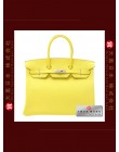 HERMES BIRKIN 35 (Pre-owned) Soufre / Soufre yellow, Epsom leather, Phw