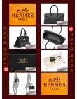 HERMES JPG Shoulder BIRKIN (Pre-owned) Black, Clemence leather, Ghw