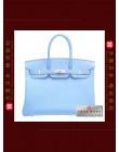 HERMES CANDY BIRKIN 35 (Pre-owned) Celeste / Celeste blue, Epsom leather, Phw