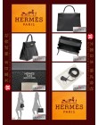 HERMES KELLY 35 (Pre-Owned) – retourne, Black, Togo leather, Phw